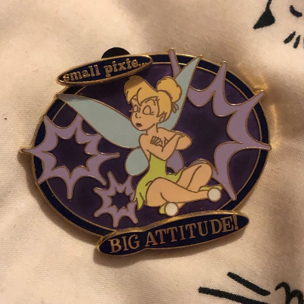 Vintage Tinkerbell Enamel Trading Pin